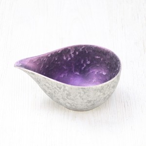 Platinum Lipped Bowl Purple