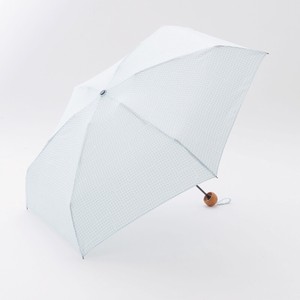 折畳雨傘 50cm チェック OFF WHITE 【392／サンキューニ】 Q183