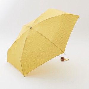 折畳雨傘 50cm チェック YELLOW 【392／サンキューニ】 Q183
