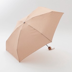 折畳雨傘 50cm チェック BEIGE 【392／サンキューニ】 Q183