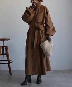 Fly Stand-fall Collar Trench Coat