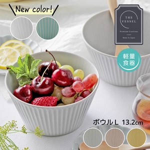 Mino ware Main Dish Bowl single item 13.2cm 5-colors Made in Japan