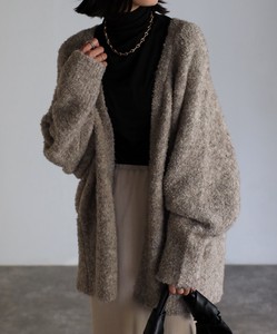 Boucle Gigging Cardigan Boucle Fluffy
