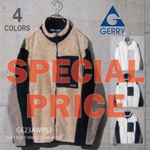 【SPECIAL PRICE】GERRY ソフトボア スタンドカラ—ジャケット