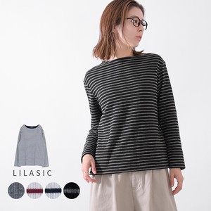 T-shirt Pullover Crew Neck Long Sleeves T-Shirt Long T-shirt Ladies Cut-and-sew