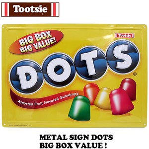 Emboss Metal DOTS Big BOX AL Roll Tinplate Signboard