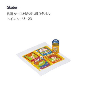 Antibacterial Attached Case Hand Towels Anime & Character Book 3 SKATER A5