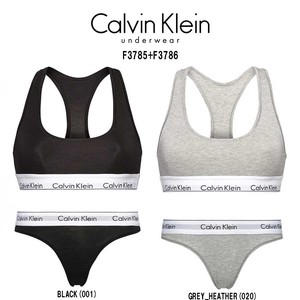 (品番移行)Calvin Klein(カルバンクライン)ck ブラジャーTバック  セット  レディース 下着 F3785+F3786