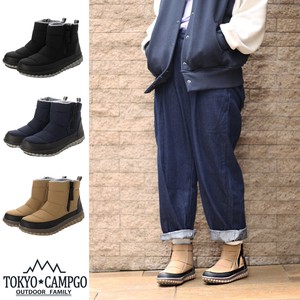 TOKYO☆CAMPGO  防水ブーツ 防水防滑ナイロンジップブーツ 　全天候型　アウトドア レディース 秋冬
