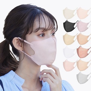 3D小顔マスク 11色 不織布マスク　3層構造　耳が痛くない 小さめ 快適 花粉症対策　面長さん向け