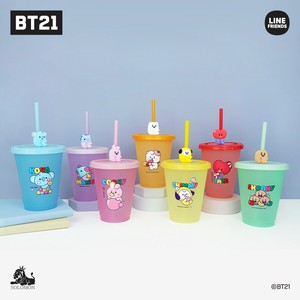 BT21 Tumbler with Straw
