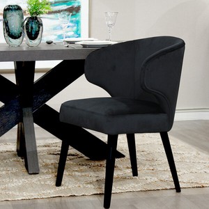 Dining Chair Modern Black 2 Pcs Set NP 3 10 658