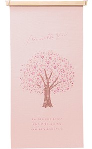 刺繍タペストリー　桜の木
