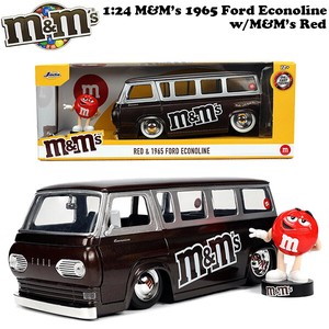 1 24 M&M'S 1 965 FORD LINE RED Model Car