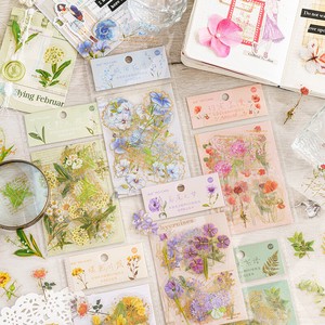 Decoration Sticker Series Foil Stamping Flowers