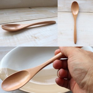 Handle Flat Fit Wooden Curry Multi Spoon Natural