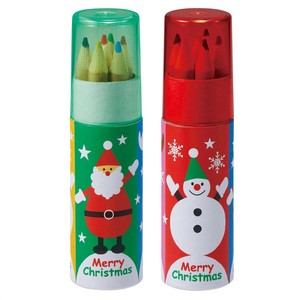 クリスマス色鉛筆(6本入)