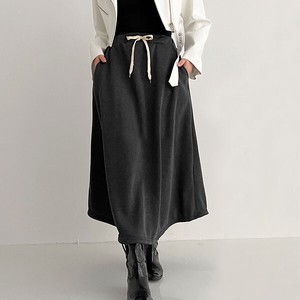 Gigging Flare A line Fit Long Skirt