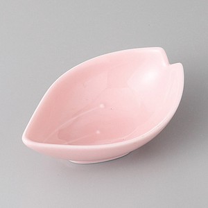 Mino ware Side Dish Bowl Pink Flower Petals