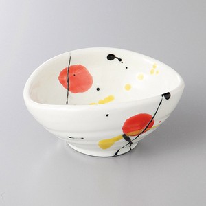 Mino ware Side Dish Bowl Red