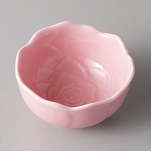 美浓烧 小钵碗 餐具 粉色