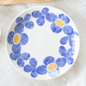 大餐盘/中餐盘 蓝色 22.5cm