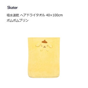 Water Absorption Fast-Drying Dry Towel 40 100 cm "POM POM PURIN" SKATER 1