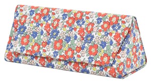Glasses Cases Red Floral Pattern