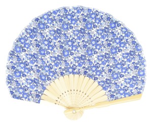 Japanese Fan Floral Pattern 22cm