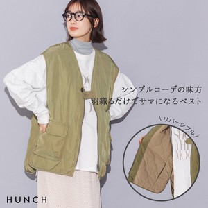 Outerwear Vest Reversible Twill Polyester Nylon