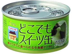 トーヨーフーズ どこでもスイーツ缶 西尾抹茶 150g x 24 【フルーツ缶詰】