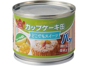 トーヨーフーズ どこでもスイーツ缶 カップケーキ フルーツ 55g x 24 【フルーツ缶詰】