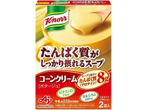 味の素 クノール たんぱく質がしっかり摂れるコーンクリーム 58.4g x10 【カップスープ】