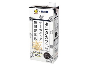 マルサンアイ タニタカフェ監修 オーガニック無調整豆乳 1L x6 【豆乳】