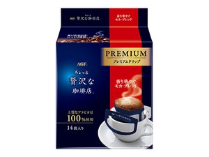 AGF 贅沢プレミアムドリップ華やぐモカ 14袋 x6 【インスタントコーヒー】