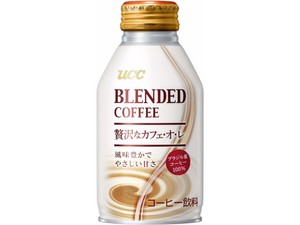 UCC ブレンドコーヒー 贅沢なカフェオレ リキャップ 缶 260g x24 【コーヒー】