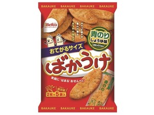 栗山米菓 10枚ばかうけ 青のり 10枚 x20 【米菓】
