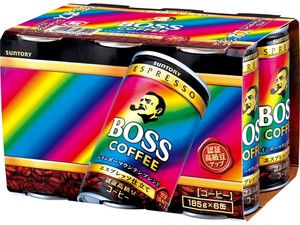サントリー ボスレインボーマウンテン 6缶パック 185gX6 x5 【コーヒー】
