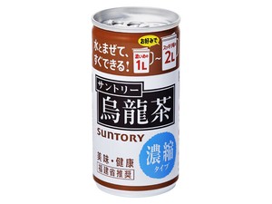 サントリー 烏龍茶 濃縮タイプ 缶 185g x30 【希釈用】