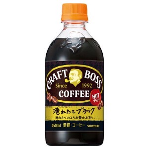 サントリー クラフトボス ブラック ホット  450ml x24 【コーヒー】