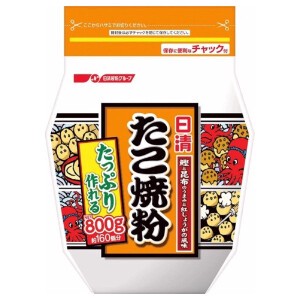 日清フーズ たこ焼粉 800g x9 【小麦粉・パン粉・ミックス】