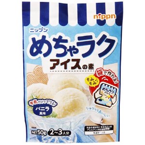 ニップン めちゃラクアイスの素バニラ風味 50g x12 【製菓】