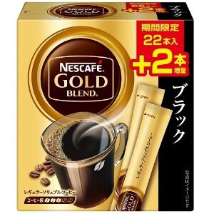 ネスカフェ ゴールドブレンド スティックブラック 2gx22本 x6 【コーヒー】