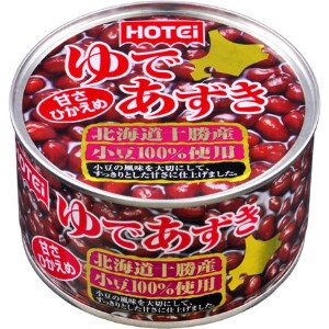 ホテイ ゆで小豆 北海道産 T1号缶 x24 【フルーツ缶詰】