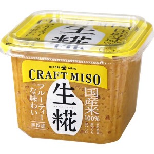 ひかり味噌 CRAFT MISO 生糀 650g x8 【味噌】