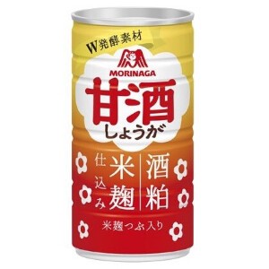 森永製菓 甘酒しょうが 缶 190g x30【甘酒・酢】