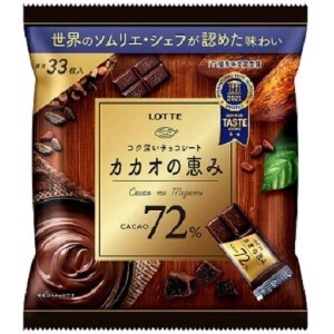 ロッテ カカオの恵みシェアパック 131g x18 【チョコ】