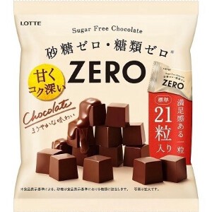 ロッテ　ゼロ　チョコレート　84g　x18 【飴・グミ・ラムネ】