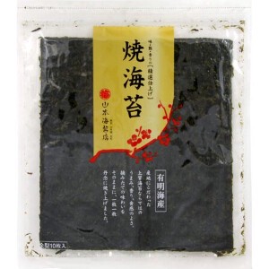 山本海苔店 全型焼海苔 金 10枚 x6 【海苔】