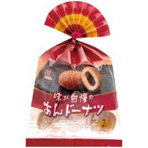 北川製菓 味が自慢のあんドーナツ 7個 x12 【洋菓子】
